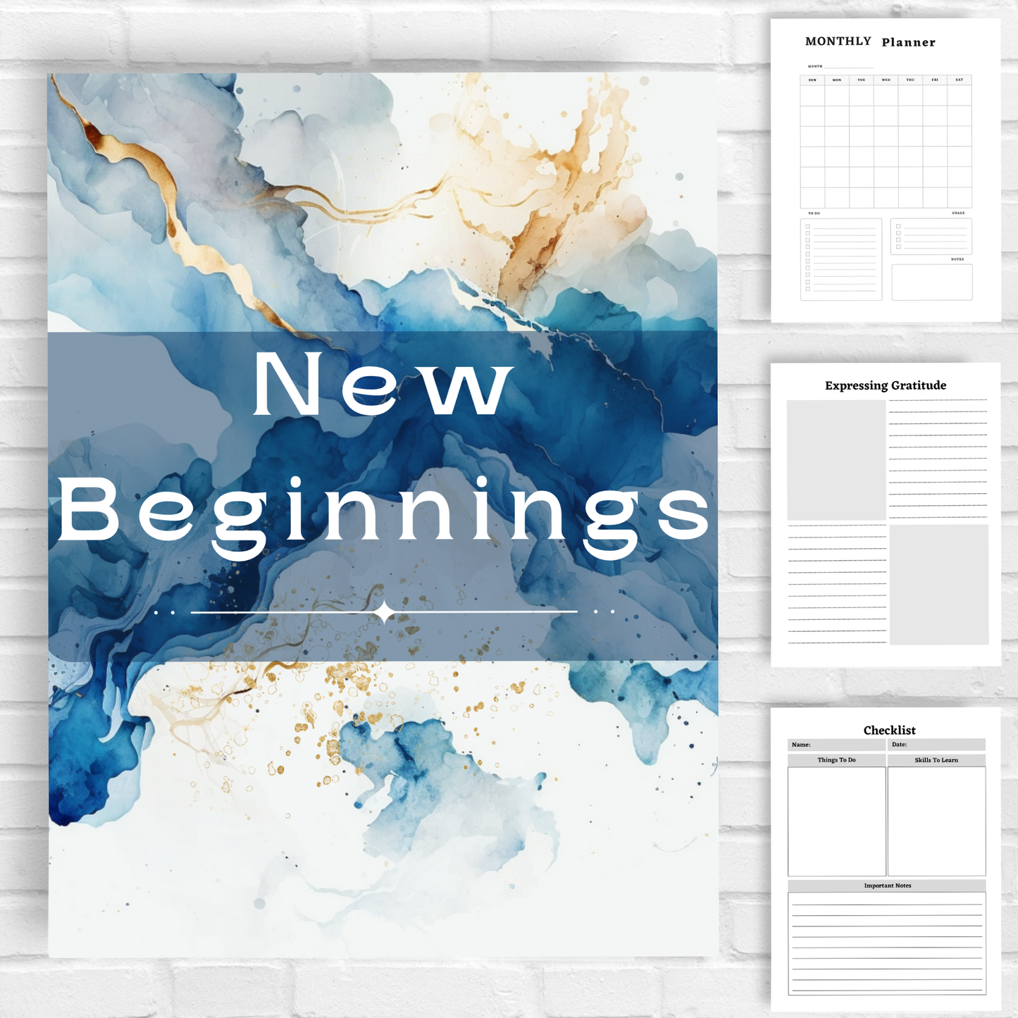 2025 Digital Vision Board Planner/Editable Canva Template/ undated/ Printable/ GoodNotes