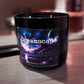 Crystal Dreamscape 3-Wick Soy Wax Candle / Lavender & White Sage / Amethyst Crystal / Relaxation & Meditation