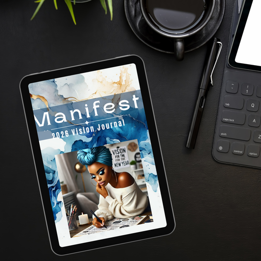 2026 Digital Vision Board Planner/Editable Canva Template/ undated/ Printable/ GoodNotes