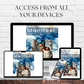 2025 Digital Vision Board Planner/Editable Canva Template/ undated/ Printable/ GoodNotes