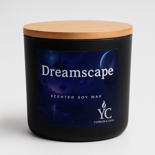 Dreamscape 3-wick Soy Wax Candle / Lavender & White Sage / Relaxation & Meditation