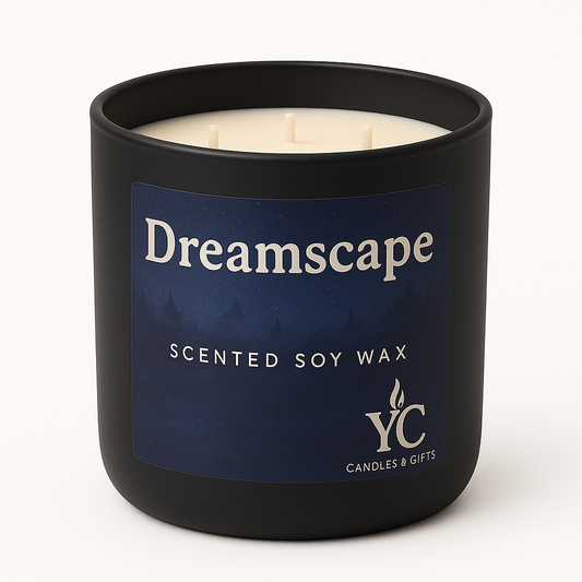 Dreamscape 3-wick Soy Wax Candle / Lavender & White Sage / Relaxation & Meditation