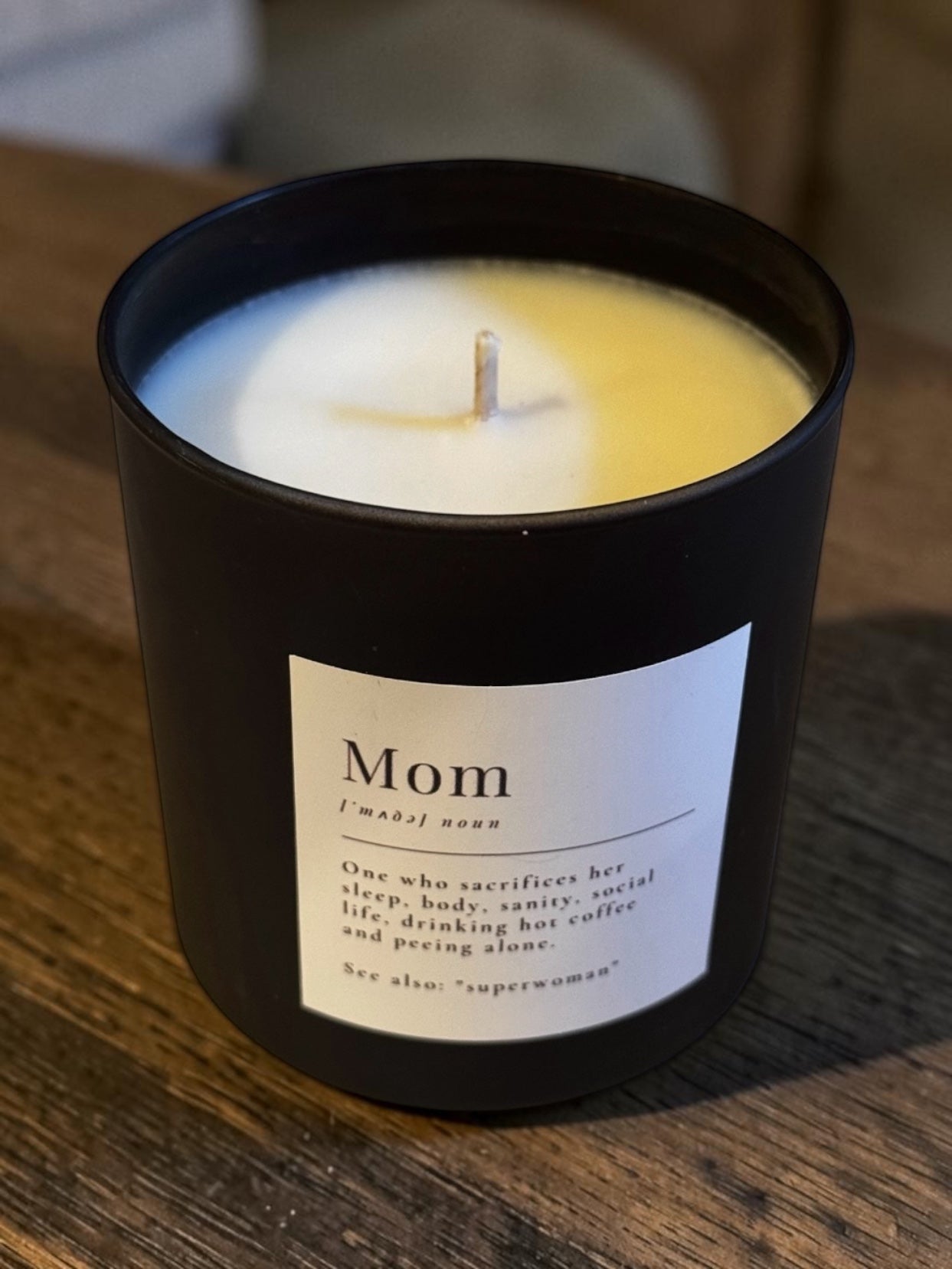 Mom Definition Candle – Funny Gift for Moms | Soy Wax Candle