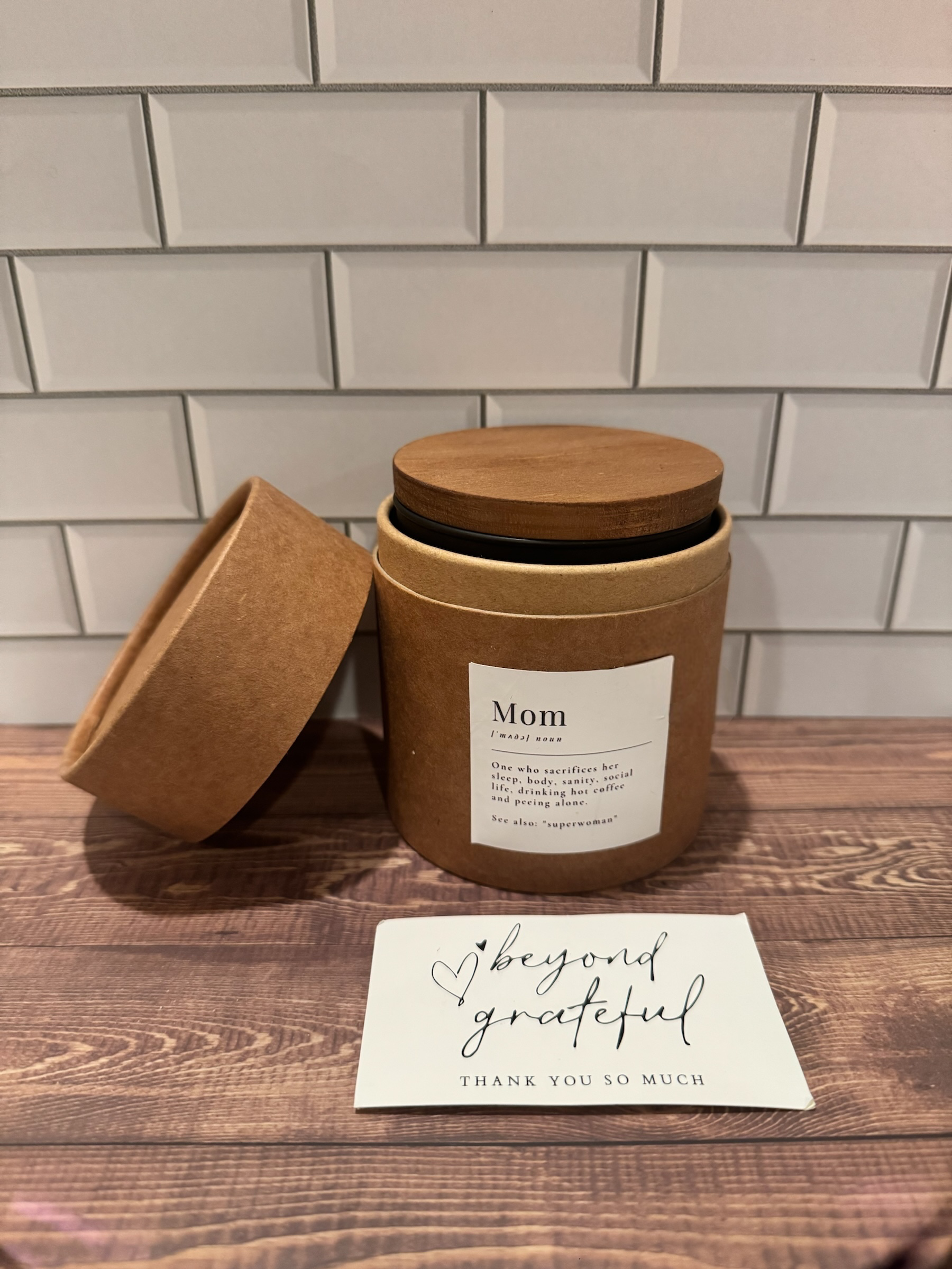 Mom Definition Candle – Funny Gift for Moms | Soy Wax Candle