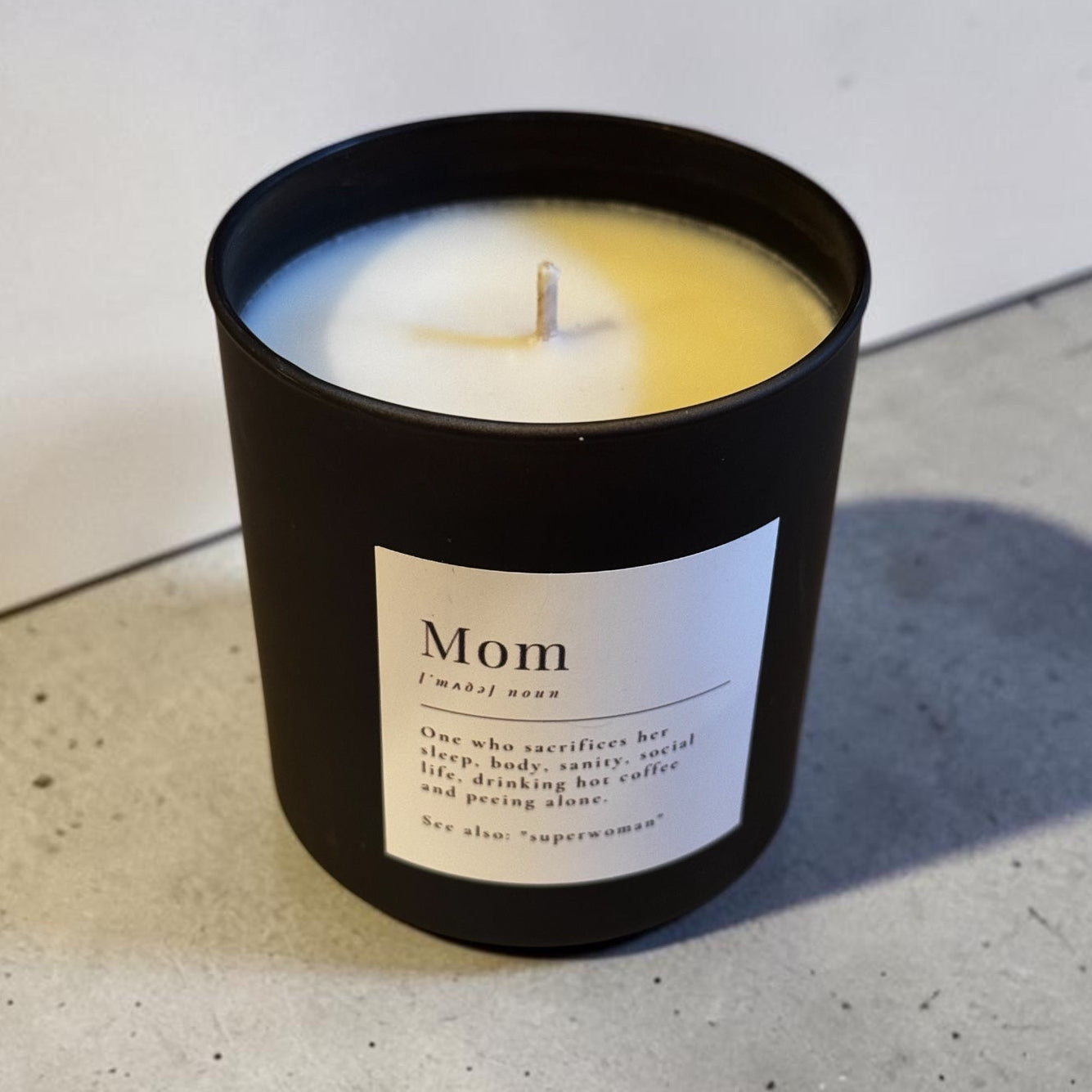 Mom Definition Candle – Funny Gift for Moms | Soy Wax Candle