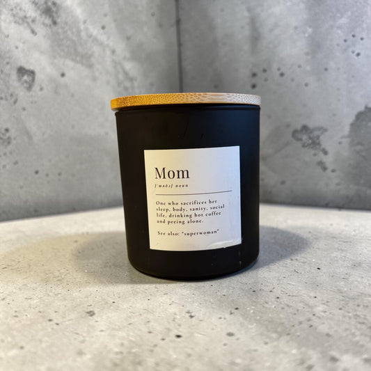 Mom Definition Candle – Funny Gift for Moms | Soy Wax Candle